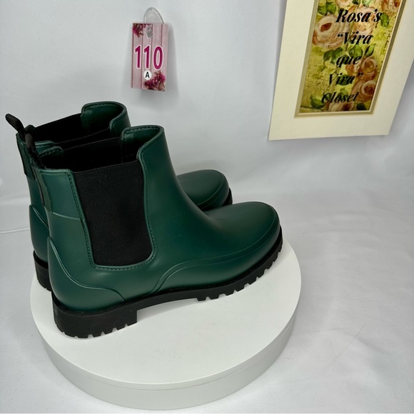 NW/OT Bernardo Addison Chelsea Rain Boot Royal Pine Size 11 - Picture 3 of 11